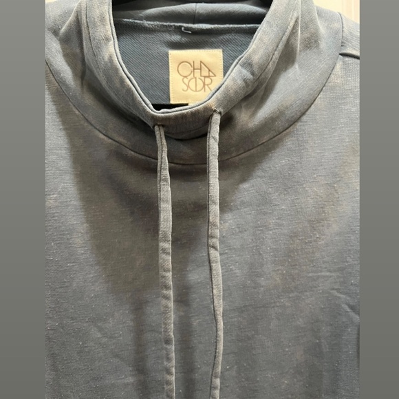 CHASER Brand Mid thigh Large Cowl Neck Long Sleeve Dress - Picture 2 of 4